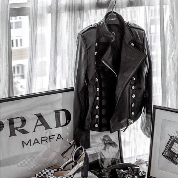 Boda Skins Black Napa Sheep leather Napoleon V2 biker jacket - Picture 4 of 15